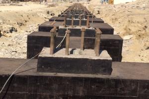 اجرای عملیات سیویل و ابنیه سازه Compressor House شرکت فولاد کاوه جنوب کیش