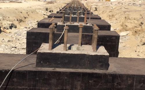 اجرای عملیات سیویل و ابنیه سازه Compressor House شرکت فولاد کاوه جنوب کیش