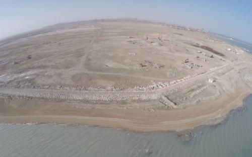 Partial execution of civil works and landscaping of BandarAbbas desalination (Saghi Kosar plan)
