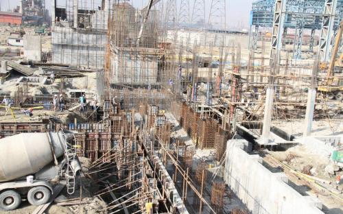 Execution project of Part of the civil works of Kish south Kaveh steel company, phase II
