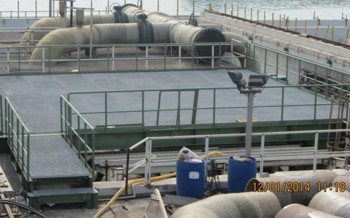 GRV pipe laying operations project