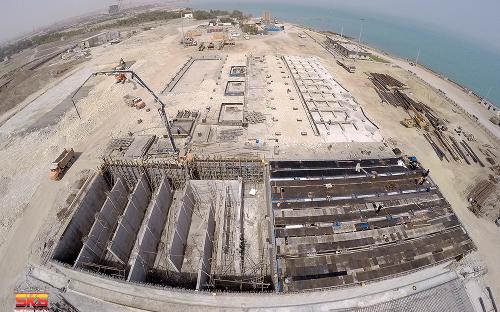 Installation of 10,000 cubic meters per day desalination (ROIV) for Kish south Kaveh steel company